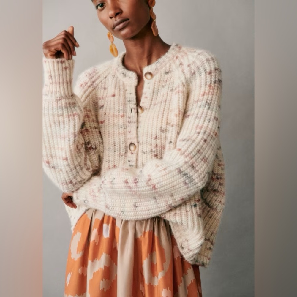 Sezane Pierre Cardigan in Multicolor size S - Picture 3 of 7